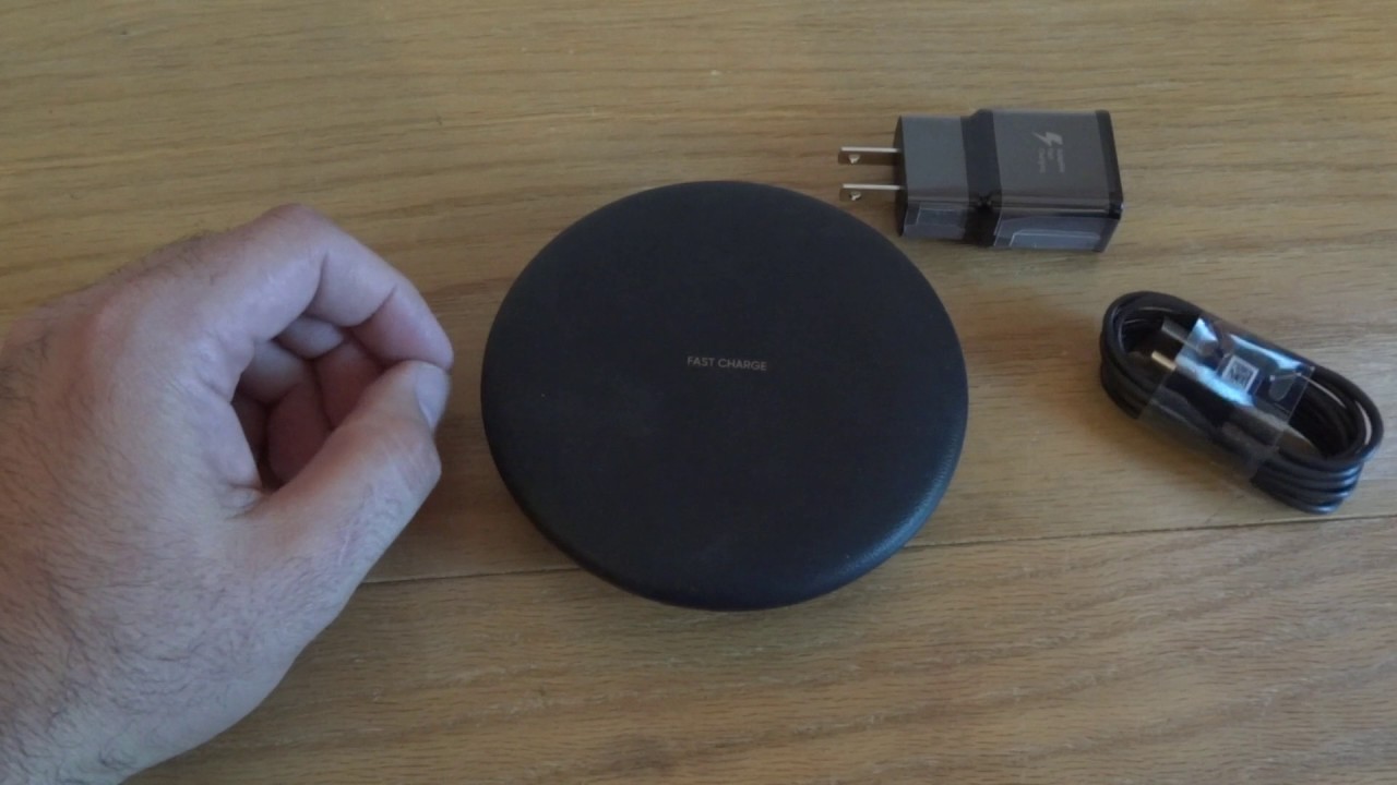 samsung wireless charging pad unboxing YouTube