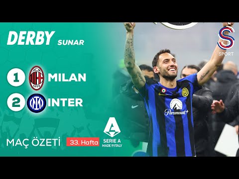🏆 ŞAMPİYON INTER! Milan - Inter (1-2) - Maç Özeti - Serie A 2023/24