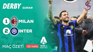 🏆 ŞAMPİYON INTER! Milan - Inter (1-2) - Maç Özeti - Serie A 2023/24