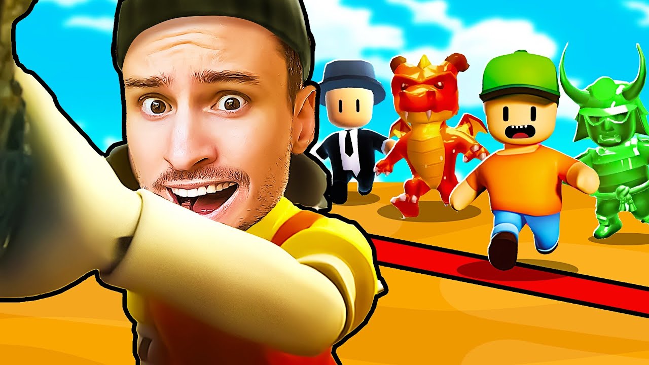 J'ai fait SQUID GAMES dans STUMBLE GUYS !