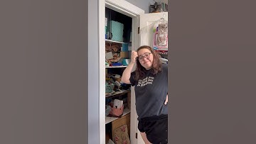 Eco Declutter - Craft Closet | 2023 Declutter Challenge #shorts