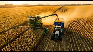 Harvesting the Corns 16:9-1010 #Farm #Harvet #Corns #CombinateHarvester