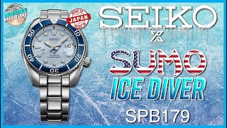 USA Exclusive! | Seiko Prospex Ice Diver Sumo 200m Automatic SPB179 Unbox &  Review - YouTube