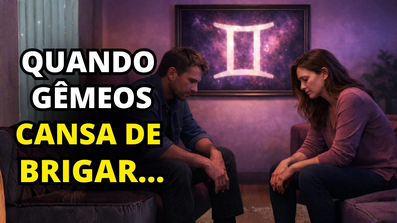 Quando Gêmeos está cansado de brigar, geralmente demonstra estes 5 comportamentos diferentes