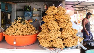 Rice flour Murukku,Rice Flour Chakli |Indian Street Food Tour in Salem, India | Street Food in India