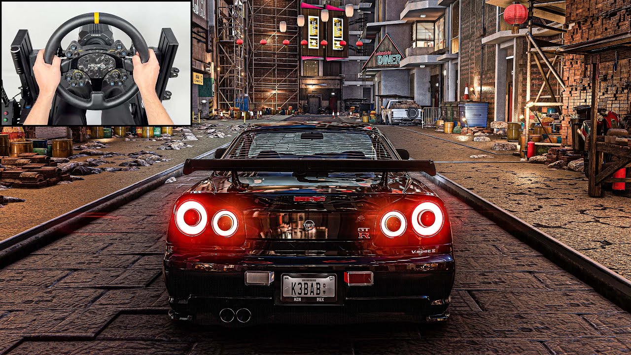 Nissan Skyline GTR R34 | Forza Horizon 5 | Steering Wheel Gameplay ...