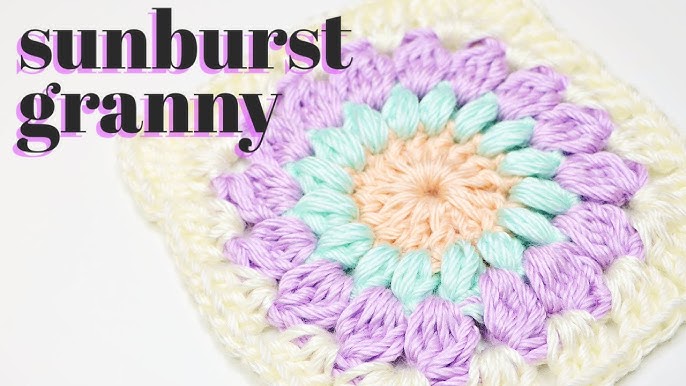 How to Crochet a Seamless Looking Circle in a Square Granny Square —  NautiKrall Crochet