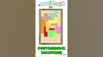 Not an image. #27 (Solution SETUP) Pentominoes Math Puzzle #mathchallenge #Shorts #puzzlegame