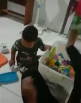 anak kecil nangis bilang semongko