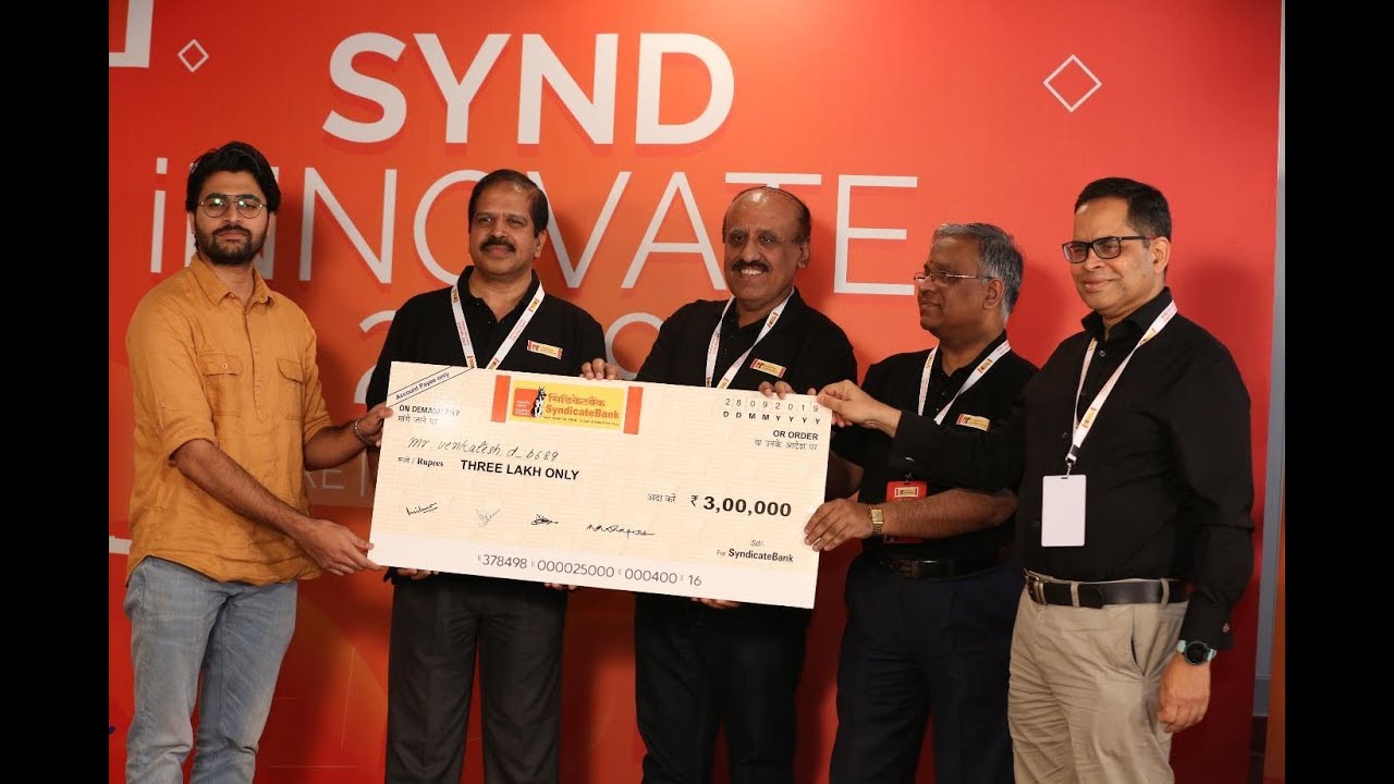 Syndicate Bank Synd iNNOVATE Hackathon FINALE