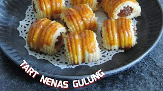 Cara membuat Tart Nenas Gulung