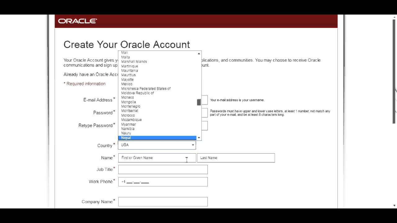 How to create account on ORACLE CLOUD - YouTube