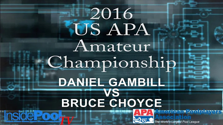2016 U S  APA Amateur Championship Daniel Gambill ...