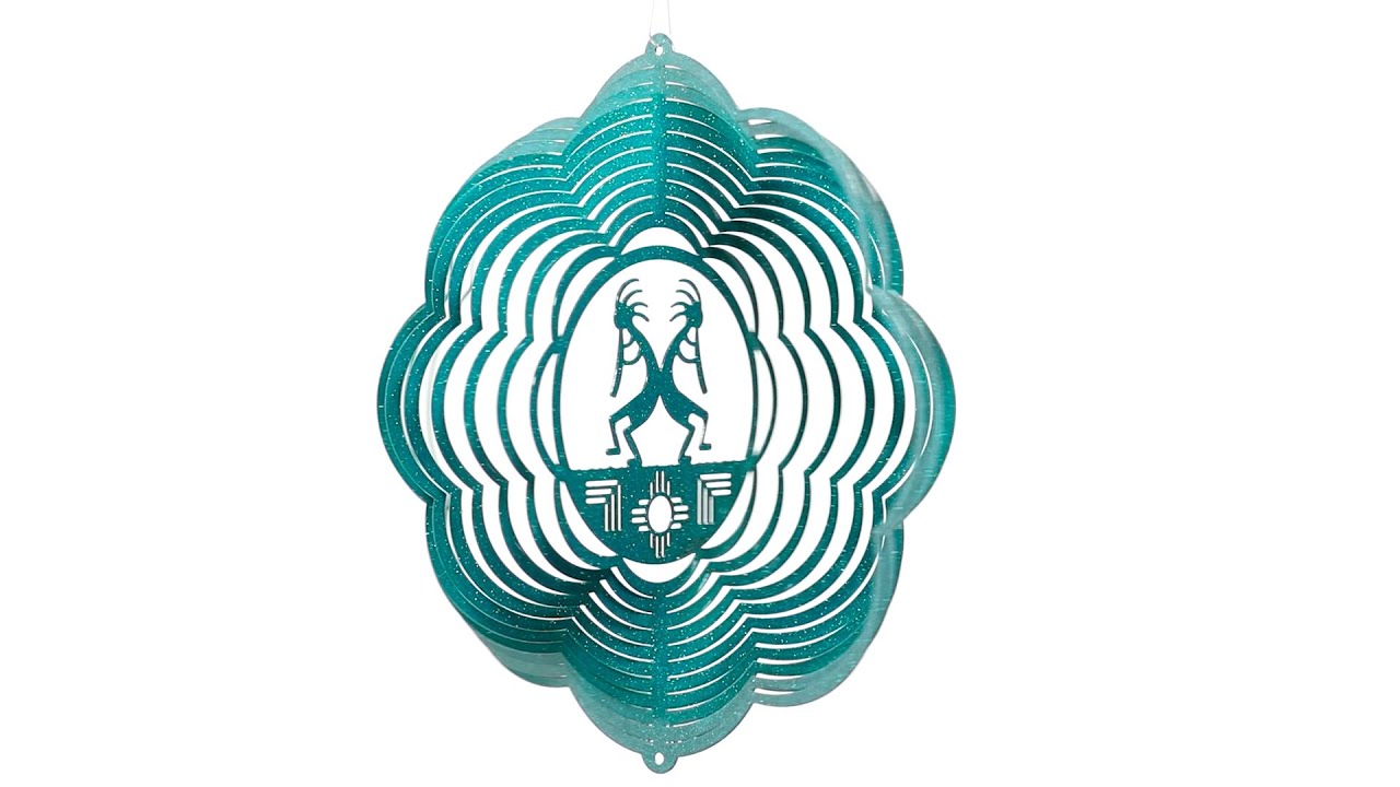 Kokopelli Metal Wind Spinner YouTube