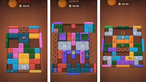 Wood Away Block Jam - Level 80 - Level 81 - Level 82