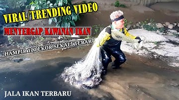 VIRAL,,,! JALA IKAN/MENYERGAP IKAN NILA HASILNYA DI LUAR NALAR