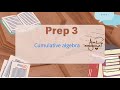 Prep. 3 / Cumulative Algebra/ Final revision / تراكمي الجبر / First term