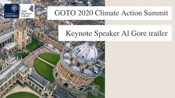 GOTO 2020 Climate Action Summit with keynote speaker Al Gore trailer
