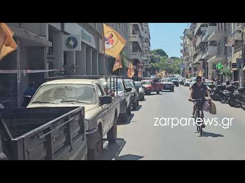 Οι αγρότες καταφτάνουν στην εφορία Χανίων