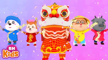 Nhạc Tết Thiếu Nhi Múa Lân 2024 - Sắp Đến Tết Rồi, Bé Vui Đón Tết | Nhạc Tết Wolfoo Vui Nhộn Cho Bé