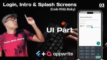 3. Flutter Chat Application with Appwrite | Splash, Intro and Login Pages