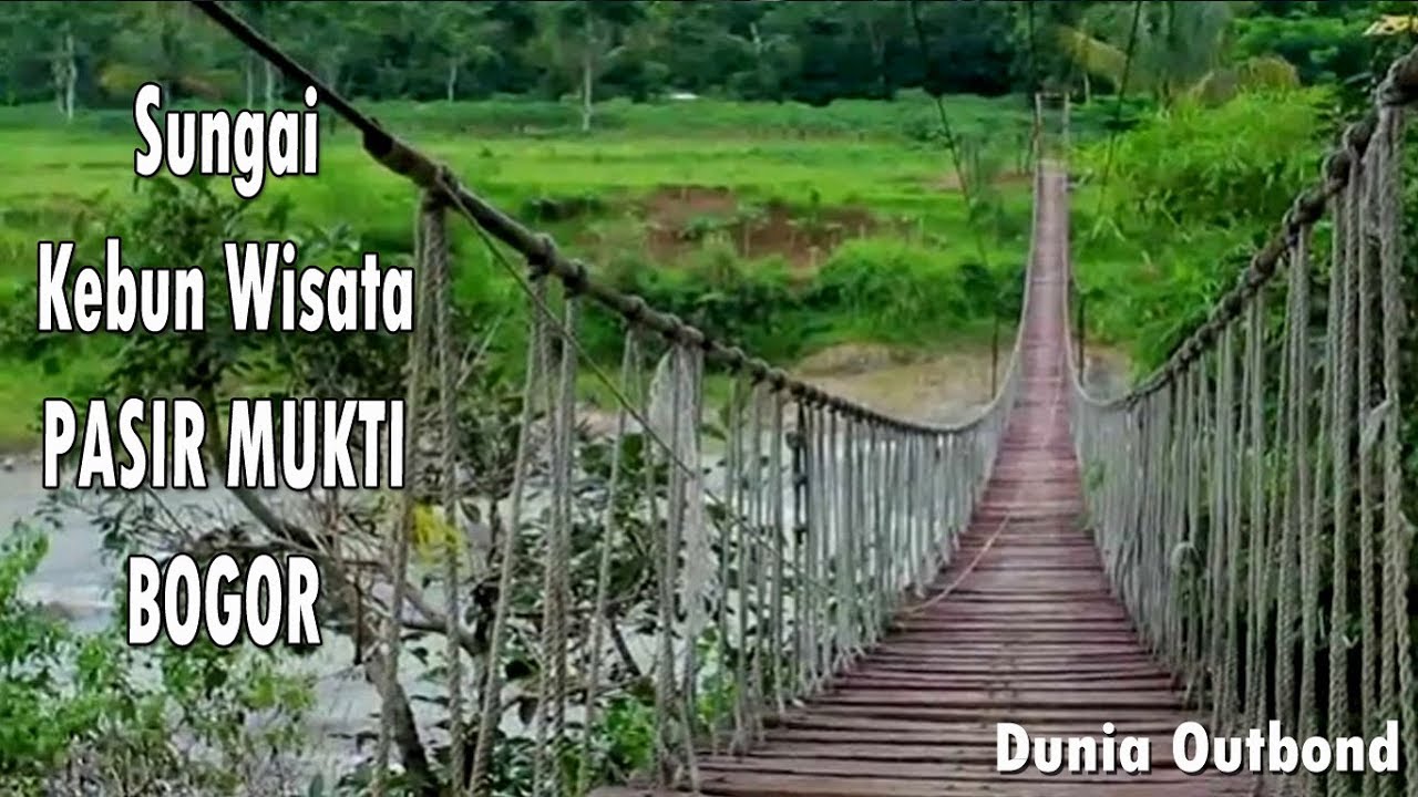 Keindahan Sungai Kebun WIsata Pasir Mukti YouTube