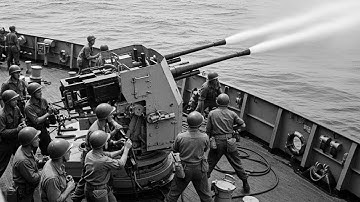 How Bofors Gunners Stopped Kamikaze Attacks Before the Pilots Could Even Dive