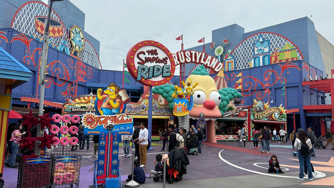 The Simpsons Ride Universal Krustyland Universal Studios
