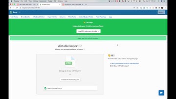 How to import CSV files & Google Sheets into Airtable using EasyCSV
