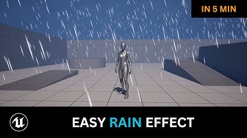 Create Rain in Unreal Engine 5 with Niagara - Quick and Easy Tutorial