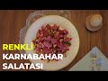 Karnabaharı Bir de Böyle Deneyin Aşırı Lezzetli 💯 RENKLİ KARNABAHAR SALATASI 🥣 Çok farklı bir salata