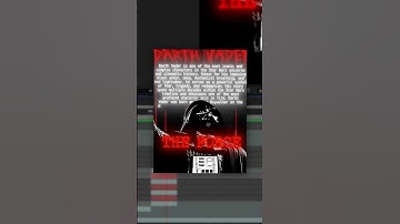 I Made a Darth Vader Edit..