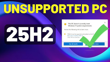 Windows 11 25H2: Clean Install Unsupported Hardware – FINAL VERSION