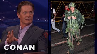 Kyle MacLachlan Is Really Into Halloween | CONAN on TBS