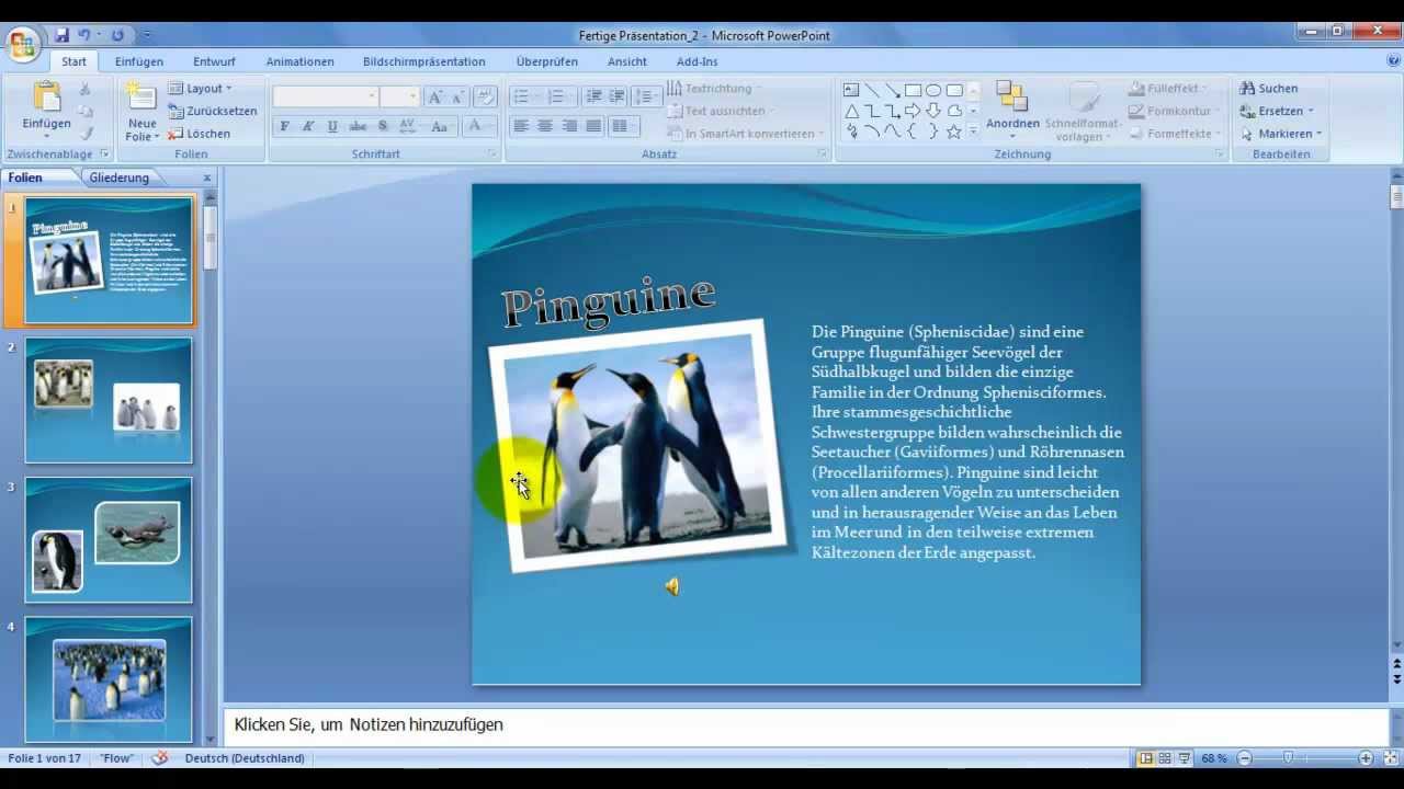 Powerpoint Präsentation erstellen - Tutorial - YouTube