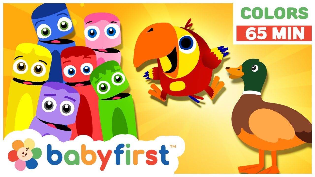 color crew babyfirst tv - youtube Toddler Learning Video Colors w Color Crew & Larry | ABC Alphabet & Animal Sounds | Baby First TV