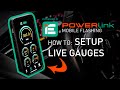 Ie powerlink mobile  setup live gauges