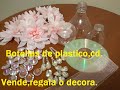 DIY Ideas hermosas con estas botellas de plastico ,cd y tapa de plastico recicladas.