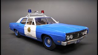 FORD GALAXIE 500 Police USA 1/43 Ist Voiture miniature Diecast Model Car PM45