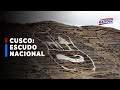 🔴🔵Cusco: Piden apoyo para continuar con trabajos de pintado de Escudo Nacional en cerro Araway