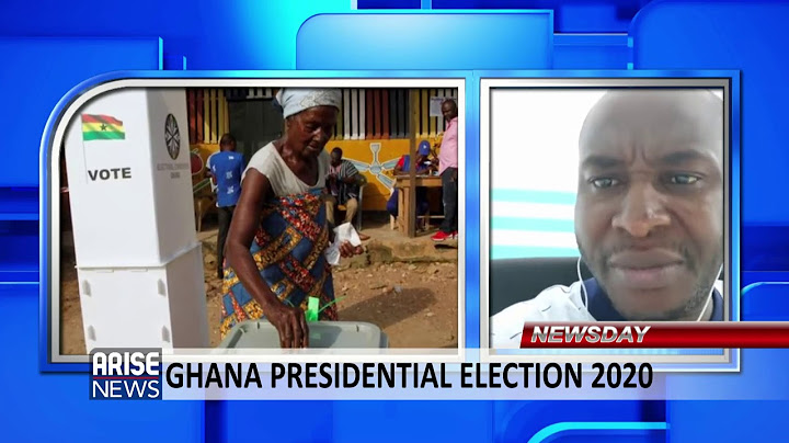 Ghana Presidential Election 2020 - NEWSDAY