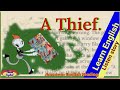 Learn English Through Stories/level 1 (Beginner Level) English Story-A Thief/