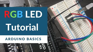 Control an RGB LED with a Button | Beginner Arduino Project