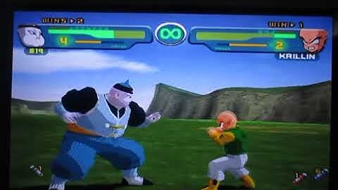 Dragon Ball Z Budokai(Gamecube)-Android 19 vs Krillin