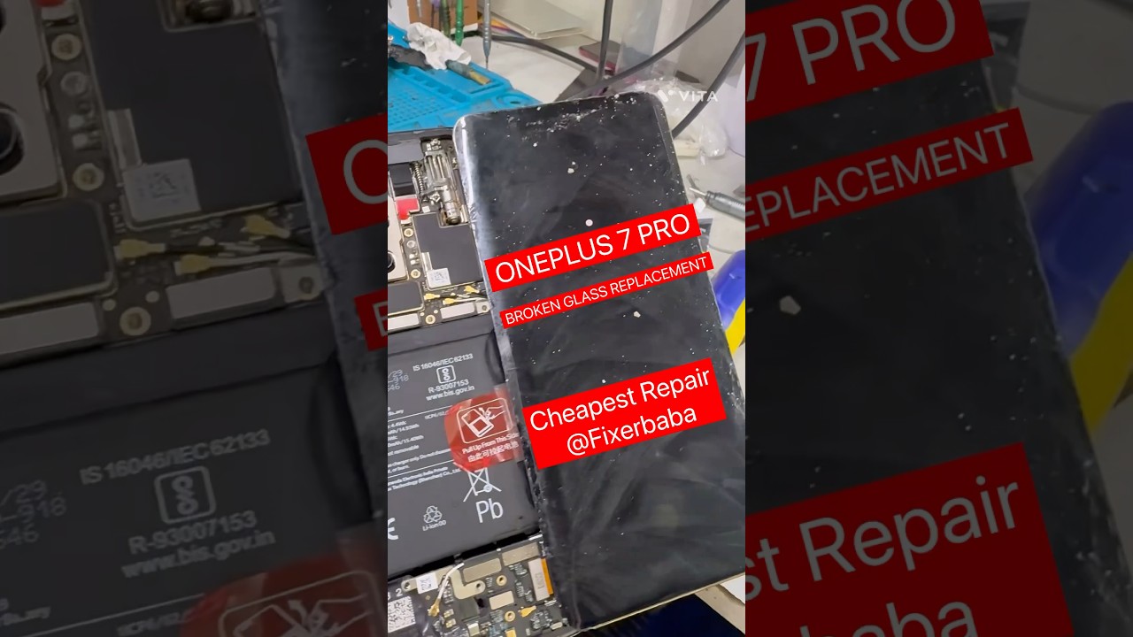 Oneplus 7 pro screen glass replacement in Bangalore 