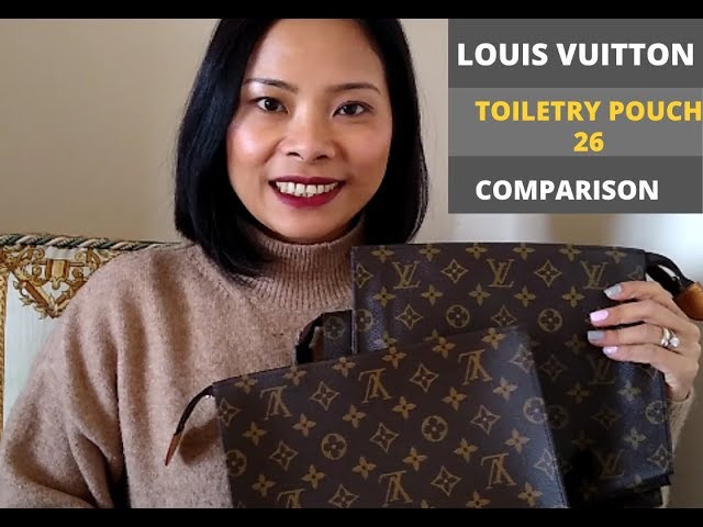 Louis Vuitton Toiletry Pouch 26  Real vs. Fake Comparison 