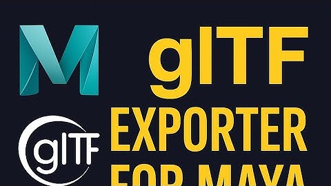 How to import GLB in Autodesk Maya