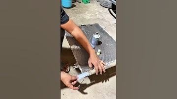 AC Condenser Filter Changing! #rxmechanic  #accondencer #mechanic  #acmechanic