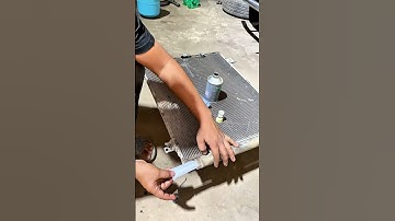 AC Condenser Filter Changing! #rxmechanic  #accondencer #mechanic  #acmechanic