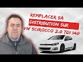 Faire sa courroie de distribution sur sa scirocco 2.0 tdi 140 ch tutoriel pas à pas